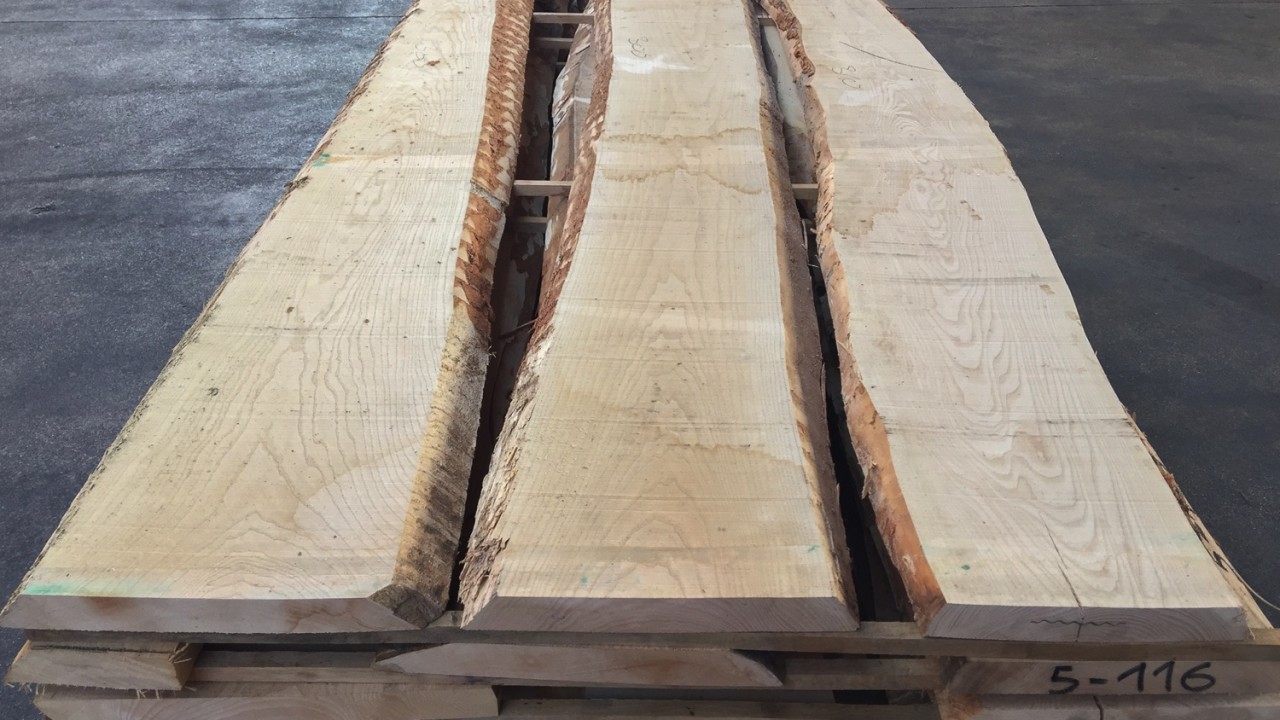 Vendita tavole di legno di frassino europeo a Milano